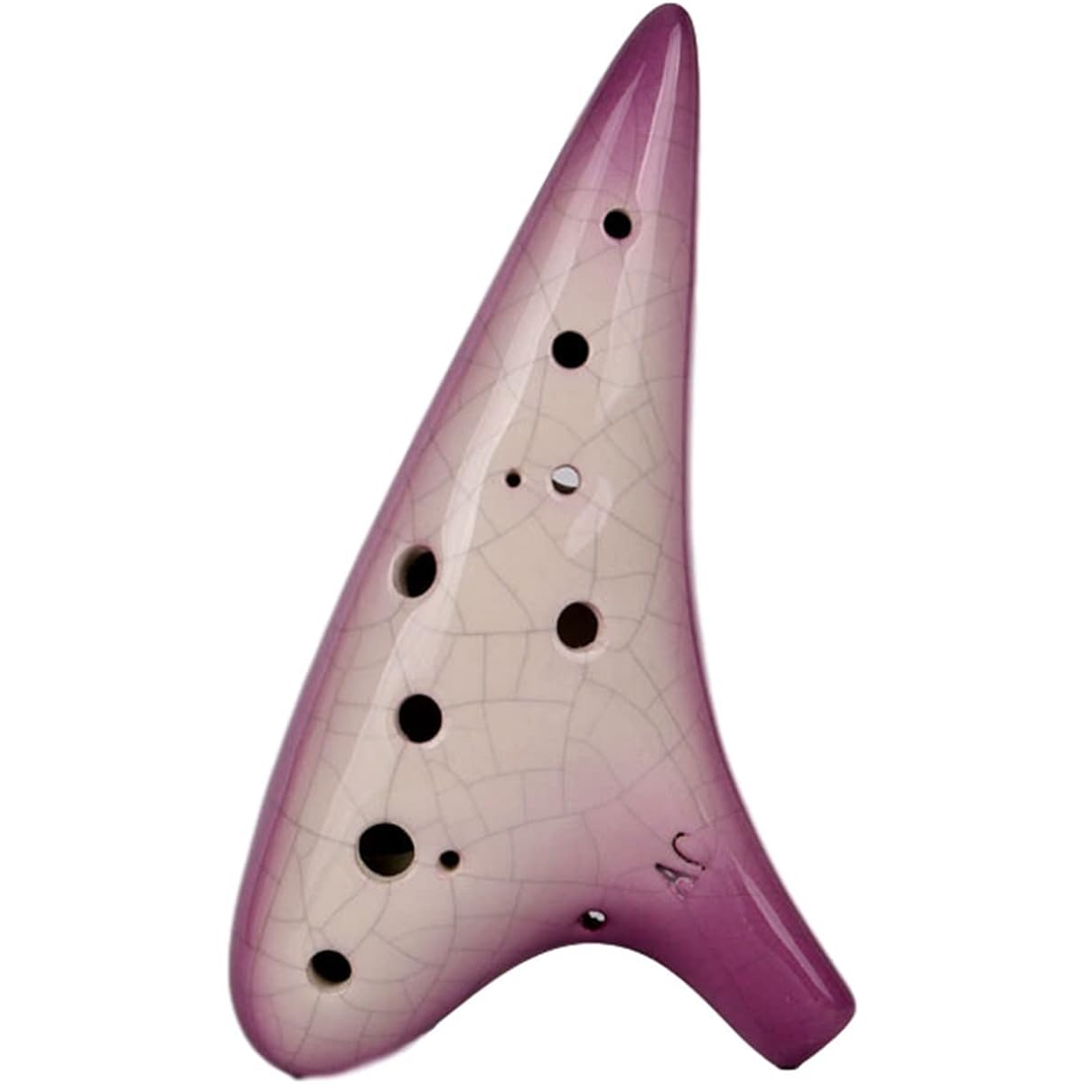 Ocarina 12 Holes Alto C Tone Crackling Pattern Ceramic Gradient Flute Professional Musical Instruments Chinese Tao Ocarina Instrument