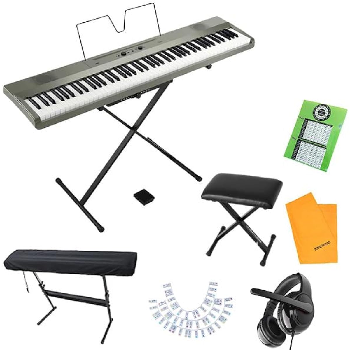 [MHF Set] (6 Great Bonus Set) Dust Cover Value Set (Silver) Korg L1SP MSILVER_PC-110-BK_PRH-13_Op7_set