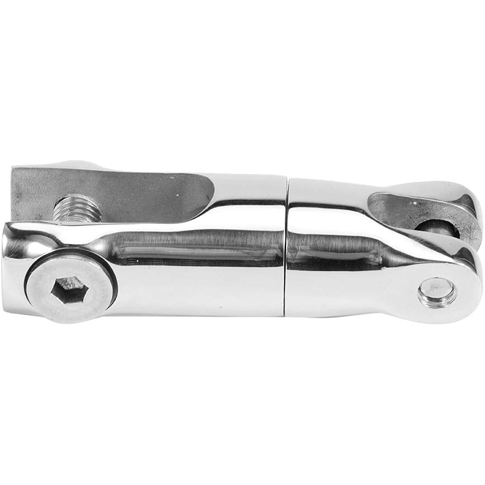 Anchor Rotating Connector Anchor Swivel Anchor Chain Connector Stainless Steel Material High Hardness Anti-Corrosion Rust Proof for 6mm-8mm Chain Deck Hardware