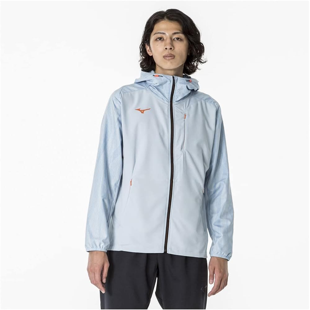 [Mizuno] Training Wear Cross Hoodie Jacket Sweat Absorbent Quick Drying 32MCA010 Men's