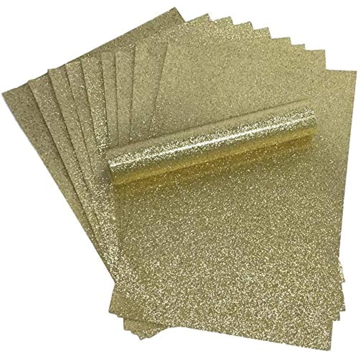 A4 Glitter Paper Glitter Soft Touch Non-shedding Thick 150gsm / 40lb Paper 10 Sheets (Royal Blue)