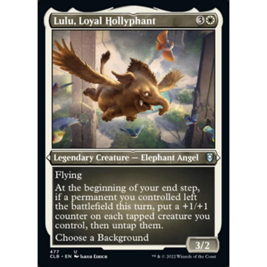 Magic the Gathering - Lulu Faithful Holifan (477) - Etching - Foil - Battle of Baldur's Gate