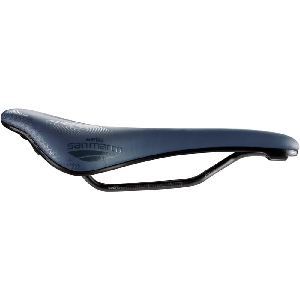 Selle Sanmarco Bicycle Saddle SHORTFIT 2.0 Supercomfort Open-Fit Racing BLUE Short Fit 2.0 Supercomfort Racing Blue Narrow 291LN705