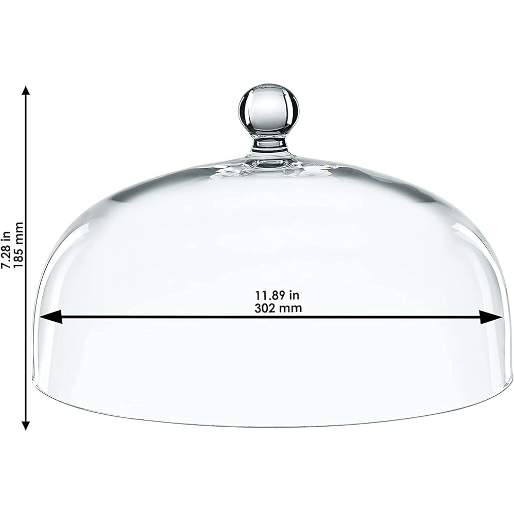 Nachtmann Cake Dome Clear Diameter: 30cm Bossa Nova Cake Plate & Cake Dome Set 99528