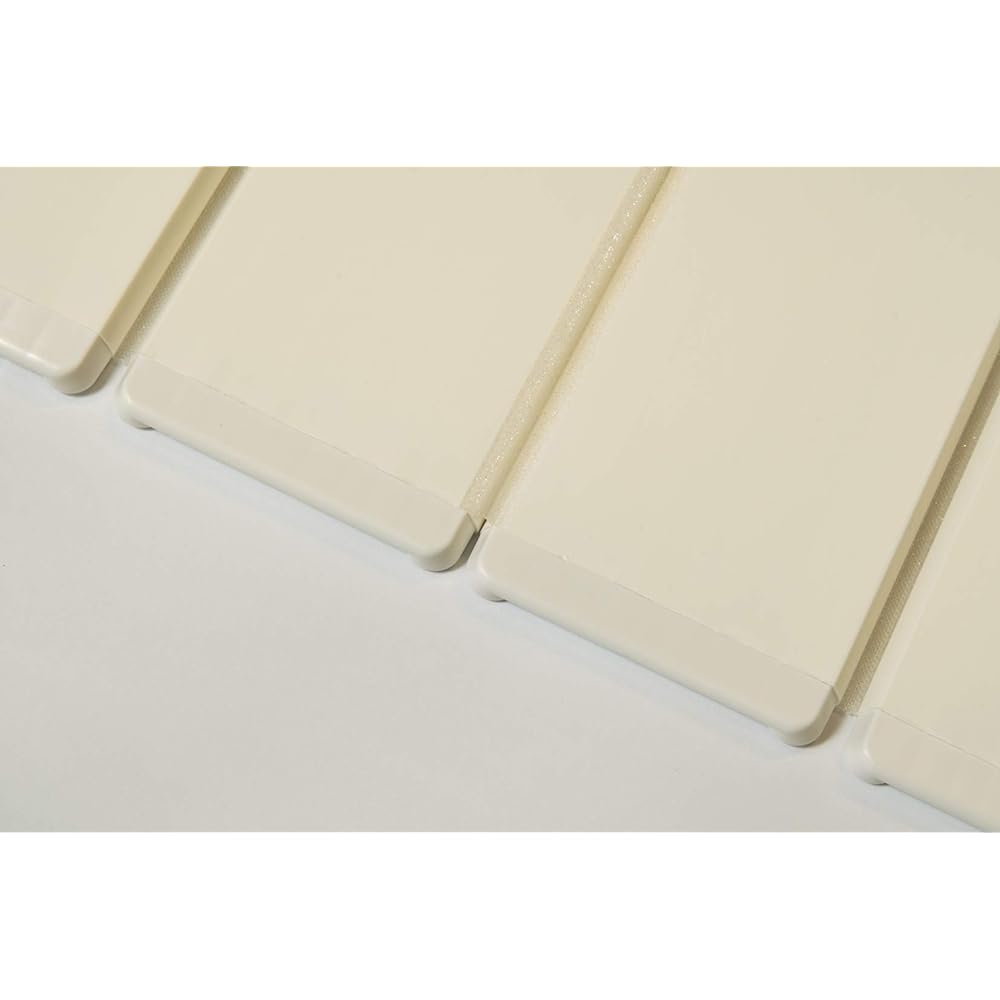 Topre Silver Ion Ag + Antibacterial Folding Bath Lid White 65 x 109cm S11