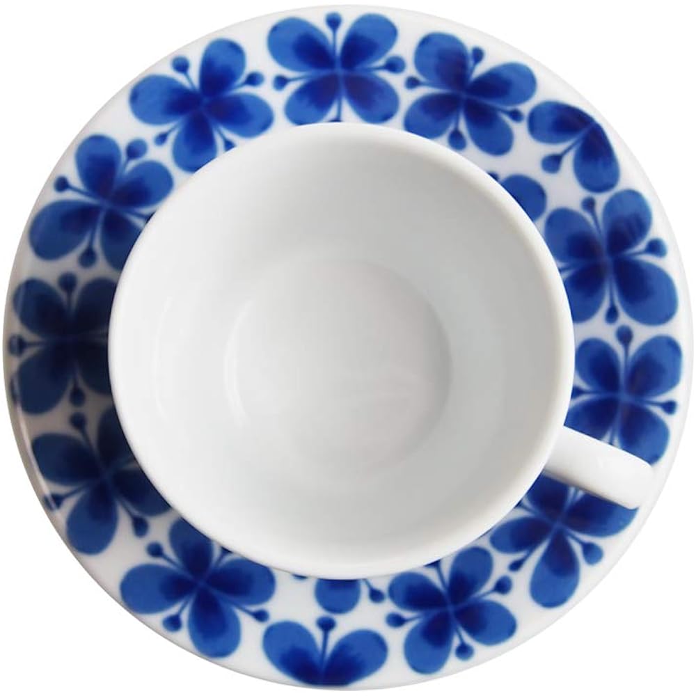 RORSTRAND Monami Coffee Cup Saucer 140ml Blue [Parallel Import]