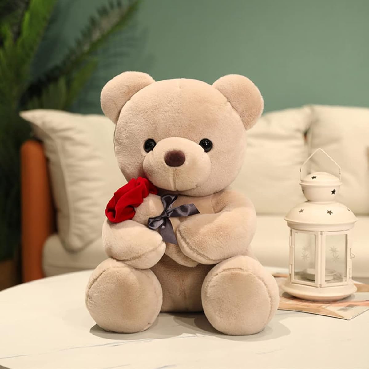 SHAFISH Cute Stuffed Animals Teddy Bear Plush Toys Stuffed Animals Dolls Toys Gifts for Kids Party Decorations (Light Brown, 23cm/9inch)