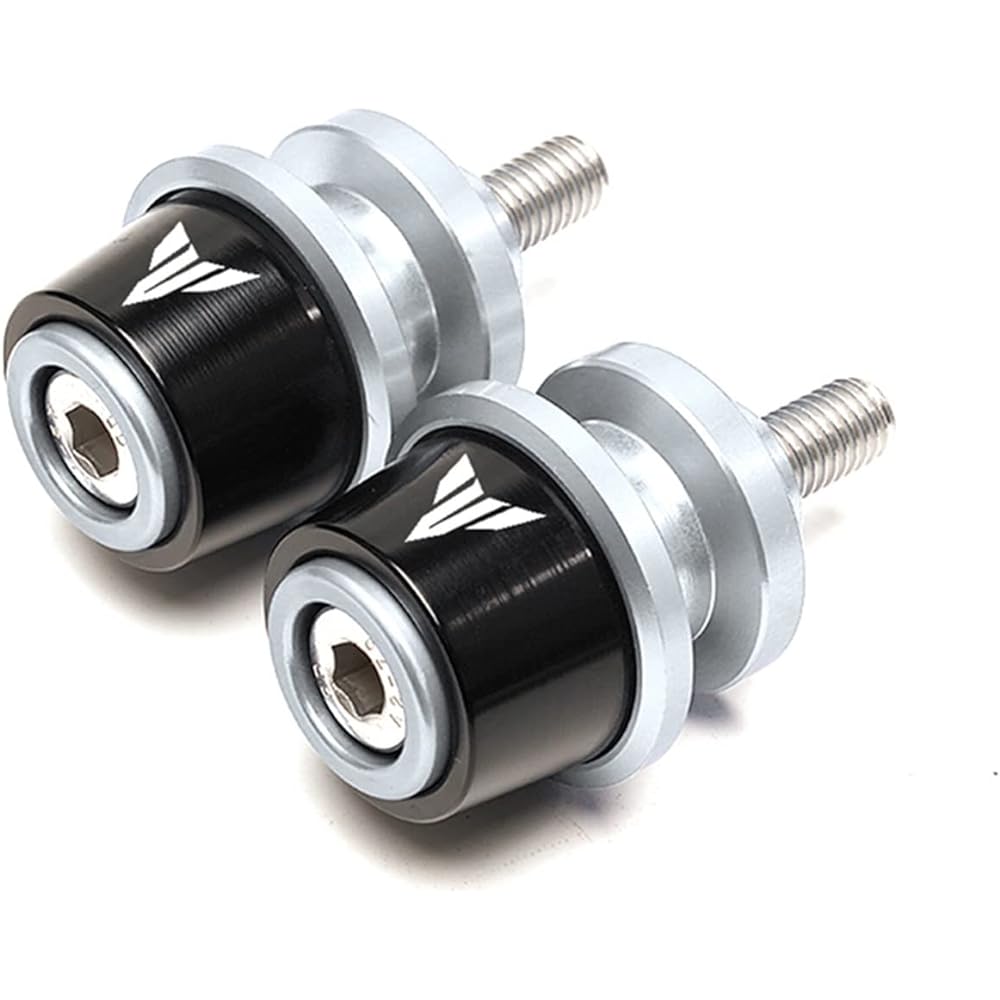 Swingarm Spool Stand Screw Slider Motorcycle Swingarm Spool Slider Stand Screw For Ya-ma-ha MT-03 MT03 MT09 MT-09 MT 03 09 FZ09 FZ-09 TRACER MT09 (Color: Gray)