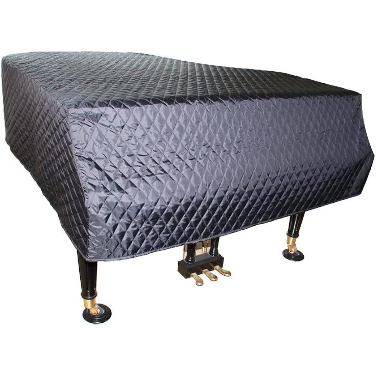 Wrgadenor Grand Piano Cover Double Side Waterproof Nylon Fabric Thick Embossed Cotton Lining Dustproof Cover 160cm (63inch)