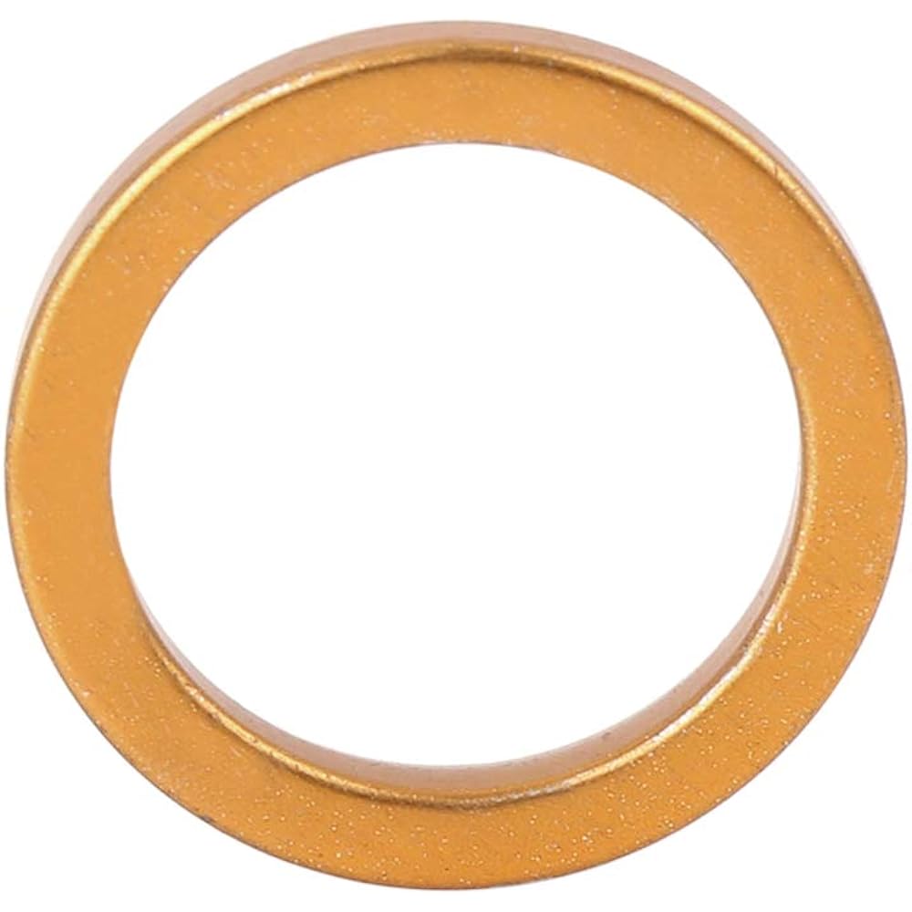 F FIERCE CYCLE 20pcs 25mm ID 33mm OD Motorcycle Exhaust Muffler Pipe Gasket Copper Color for Jiangling JH70 100 110 125 150CC