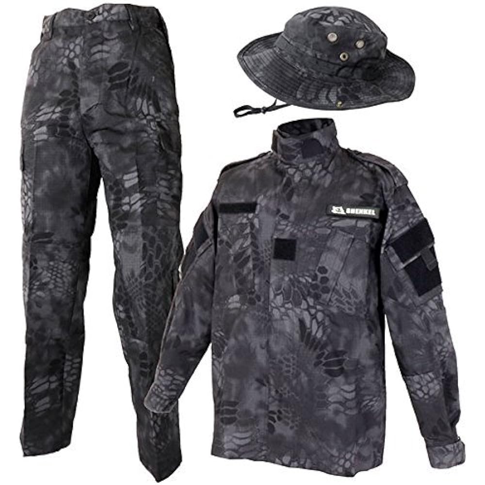 Camouflage top and bottom/Boonie hat set Taifun Taiphon US size S bdu-kty04-S [Parallel import goods]