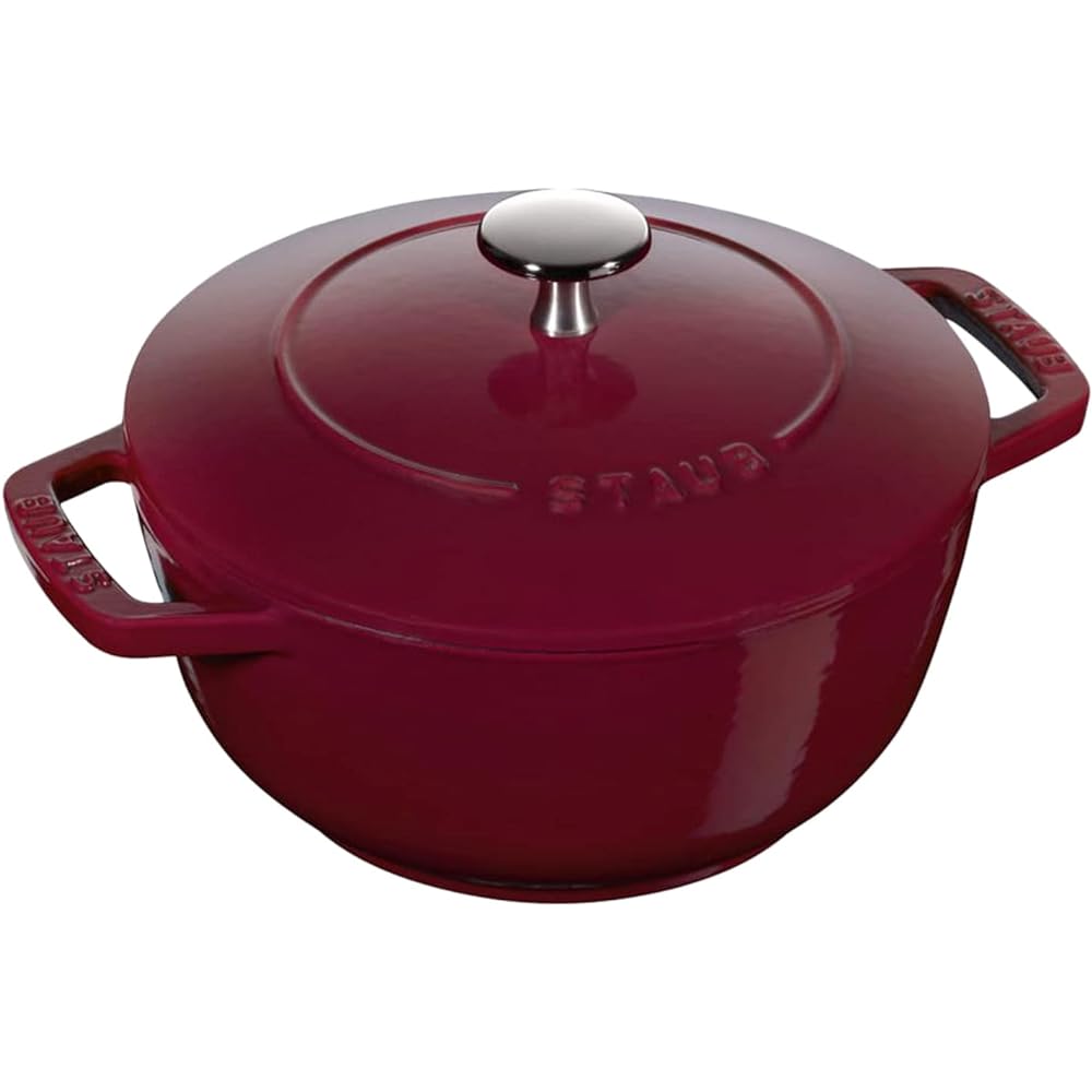 Staub Two-handled pot Wa-NABE M 18cm Oven safe Bordeaux
