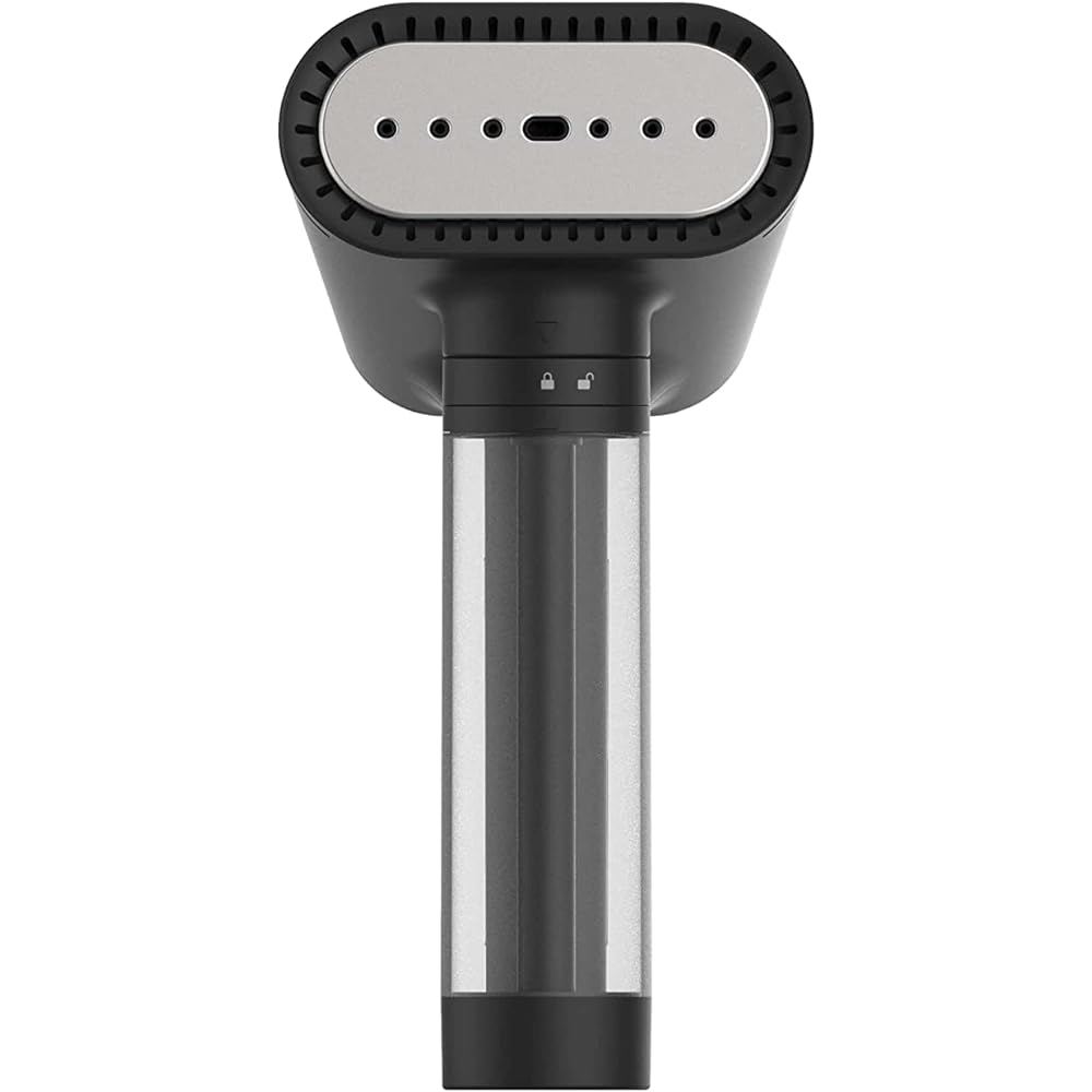 SteamOne Clothing Steamer S-Nomad NS1750B Black Lightweight/Powerful 18g Steam/Starts in 30 seconds/Capacity 150ml/Can be used continuously with a plastic bottle
