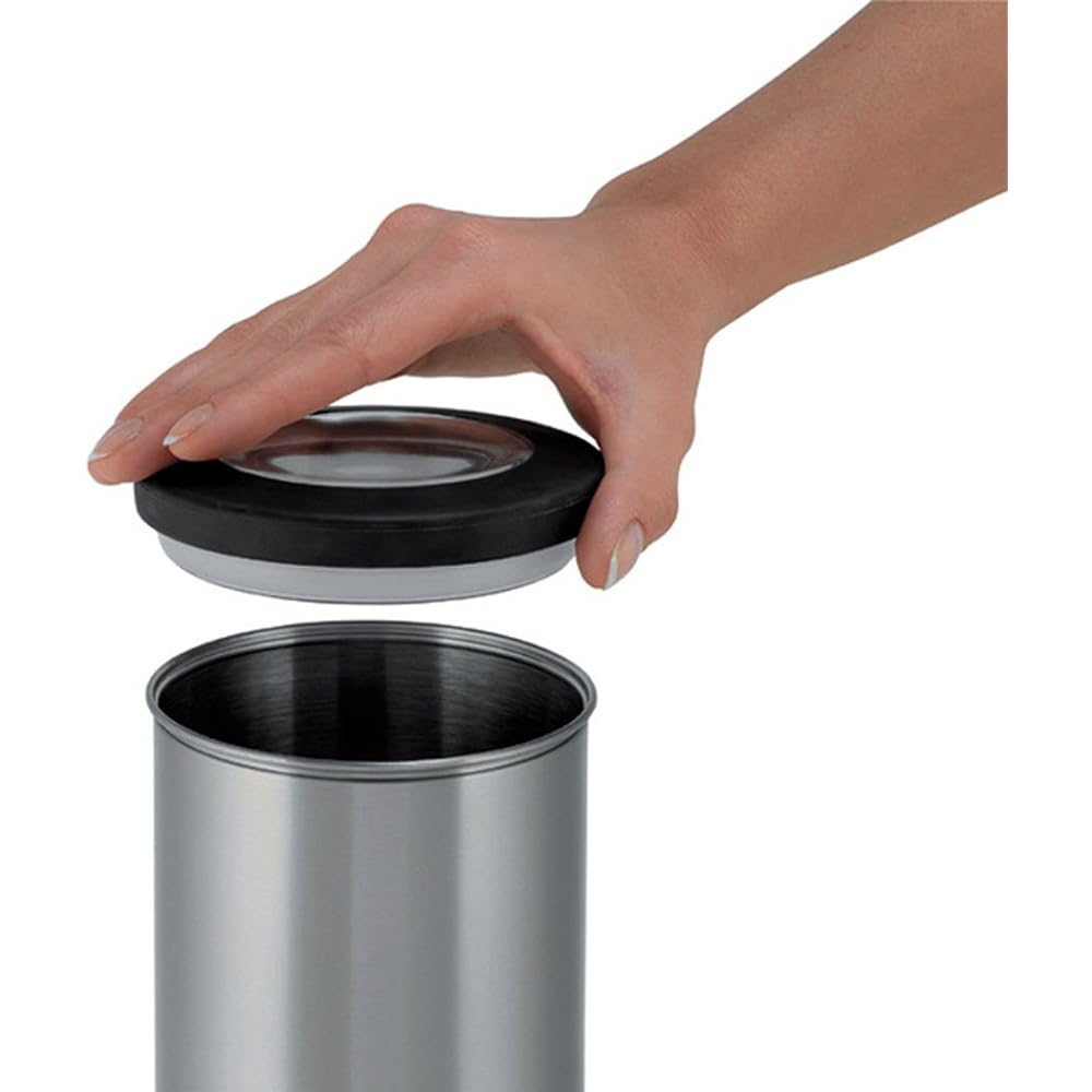 Brabantia Clear Top Canister 0.5L Set of 2 with Tray 41562-3