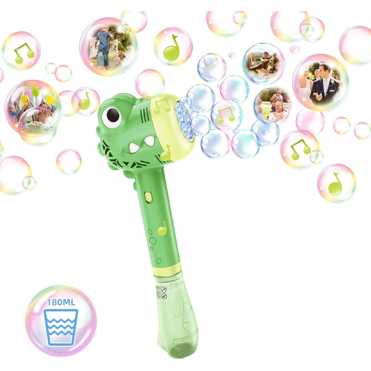 Jimdella Bubble Machine for Kids Crocodile Toy Automatic Bubble Blower Maker 4-8 Years Old Outdoor Toys for Toddlers 3 4 5 6 Years Boys Girls Birthday Gift