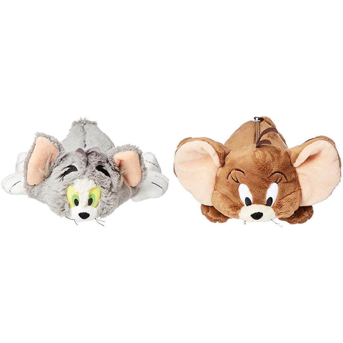 NICI Tom and Jerry Tom Figure Pouch & Tom and Jerry Jerry Figure Pouch [Set Purchase]