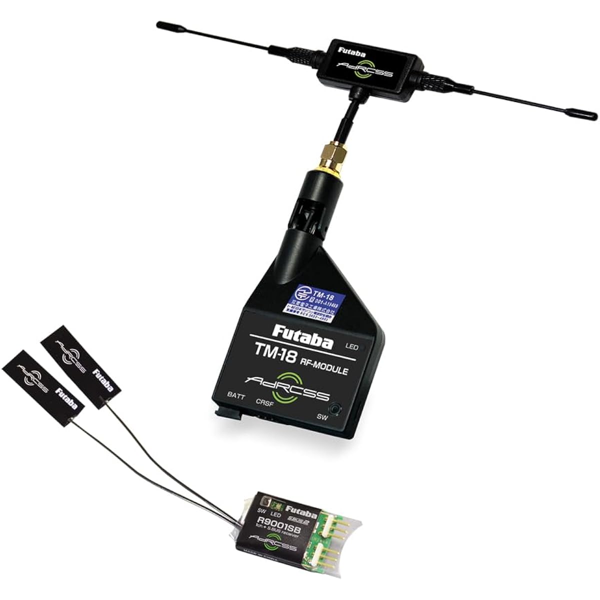 FUTABA TM-18 920MHz RF Module Receiver Set 00107317-3 (R9001 F/S countermeasures completed)