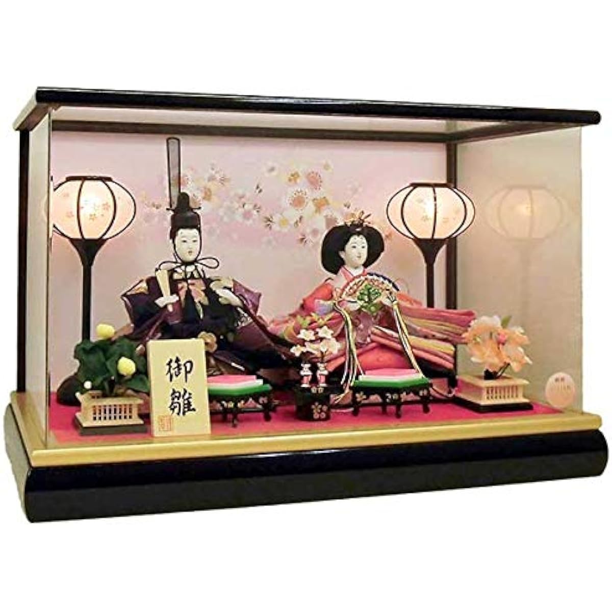[Hina Doll] [Special limited edition] Kawaraya Yuan supervision, small 35 princes: Yuzen, in acrylic case