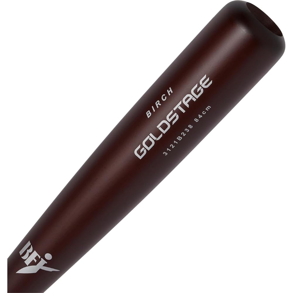 ASICS Hard Wooden Bat GOLDSTAGE Birch Baseball BFJ Mark Hard General Use 23AW(3121B238)