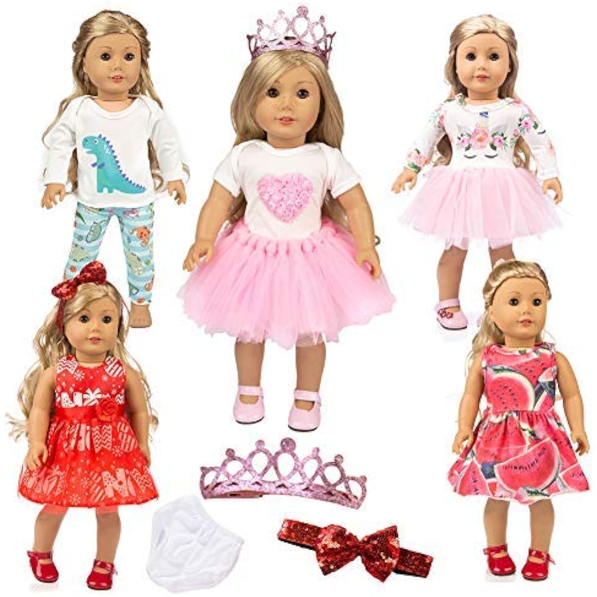 Alx cass Unicorn Doll Costume 18 inch Suit Bronze Alx cass