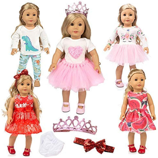 Alx cass Unicorn Doll Costume 18 inch Suit Bronze Alx cass