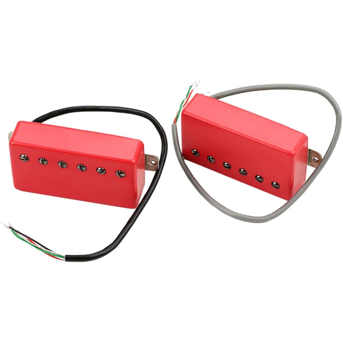 VINTORKY 2pcs Red Matte Guitar Double Pickup Gmb228 Guitar Pickup Replacement Ukulele Part Ukulele Pickup Humbucker Pickup Musical Instrument Supplies Acoustic Guitar Pickup