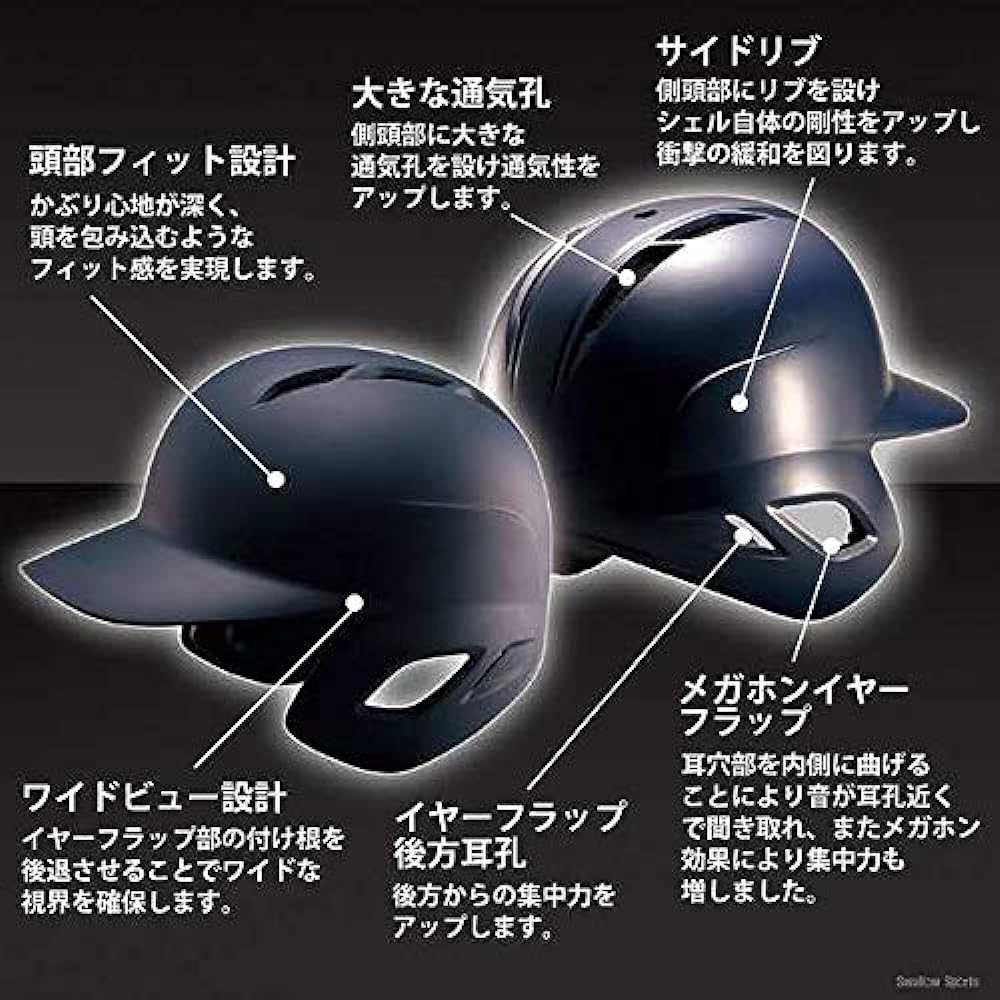 ZETT Baseball Softball Batter Helmet BHL370