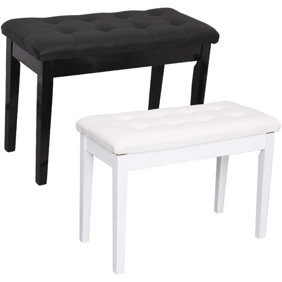 t adjustment, for electronic piano, chair, keyboard, bookshelf stool, single piano stool, electric piano stool, stool, solid wood double bench with guzheng guitar stool, piano stool keyboard bench musical instrument parts (Color: Black, Size: 75x34x50cm)