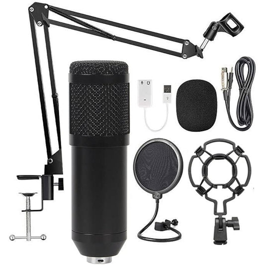Aokicase USB Hanging Condenser Microphone Set 192KHz/24-bit Gaming Microphone PC Microphone for Streaming/Online Class/YouTube/Tiktok/Ins/Podcast/Recording/Microphone or Mac/PS4/PS5 USB-BM800