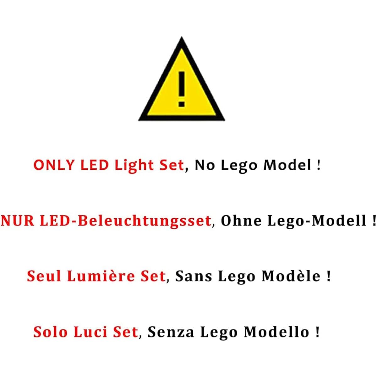 WDDSPSH LED Light Kit (Back to the Future Time Machine 10300) Building Blocks Model Compatible with Lego 10300 LED Light Kit Only (Classic Version)