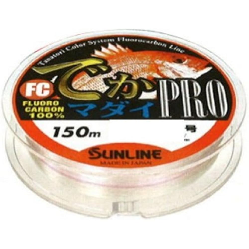 SUNLINE Fluorocarbon Line Dekamadai PRO HG 150m Natural Clear & Pink