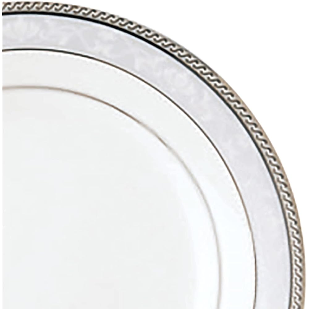 Noritake Plate Set 27cm 16cm Hampshire Platinum 27cm x 1 piece 16cm x 5 pieces Fine Porcelain PA9132/4336