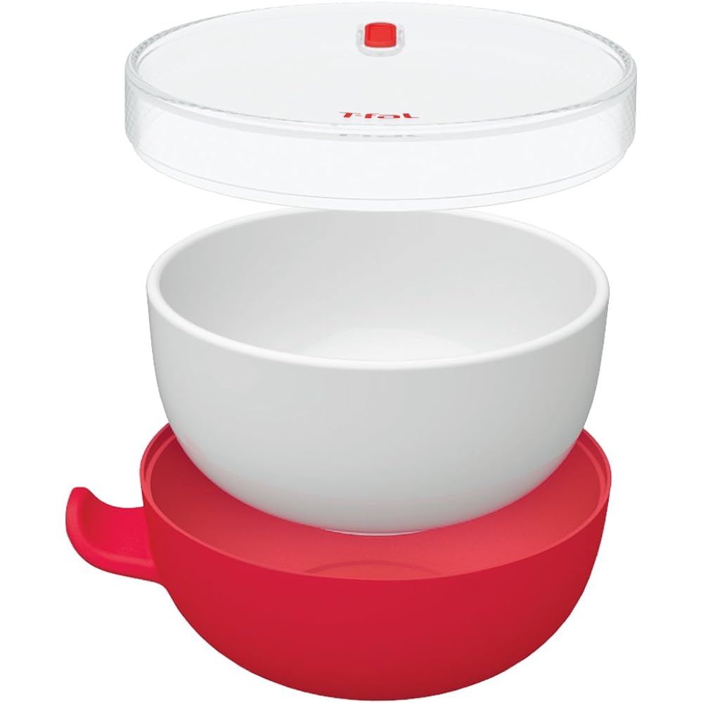 Tefal Microwave Pot Bowl Quick Bowl Red Kitchen Tool K20301