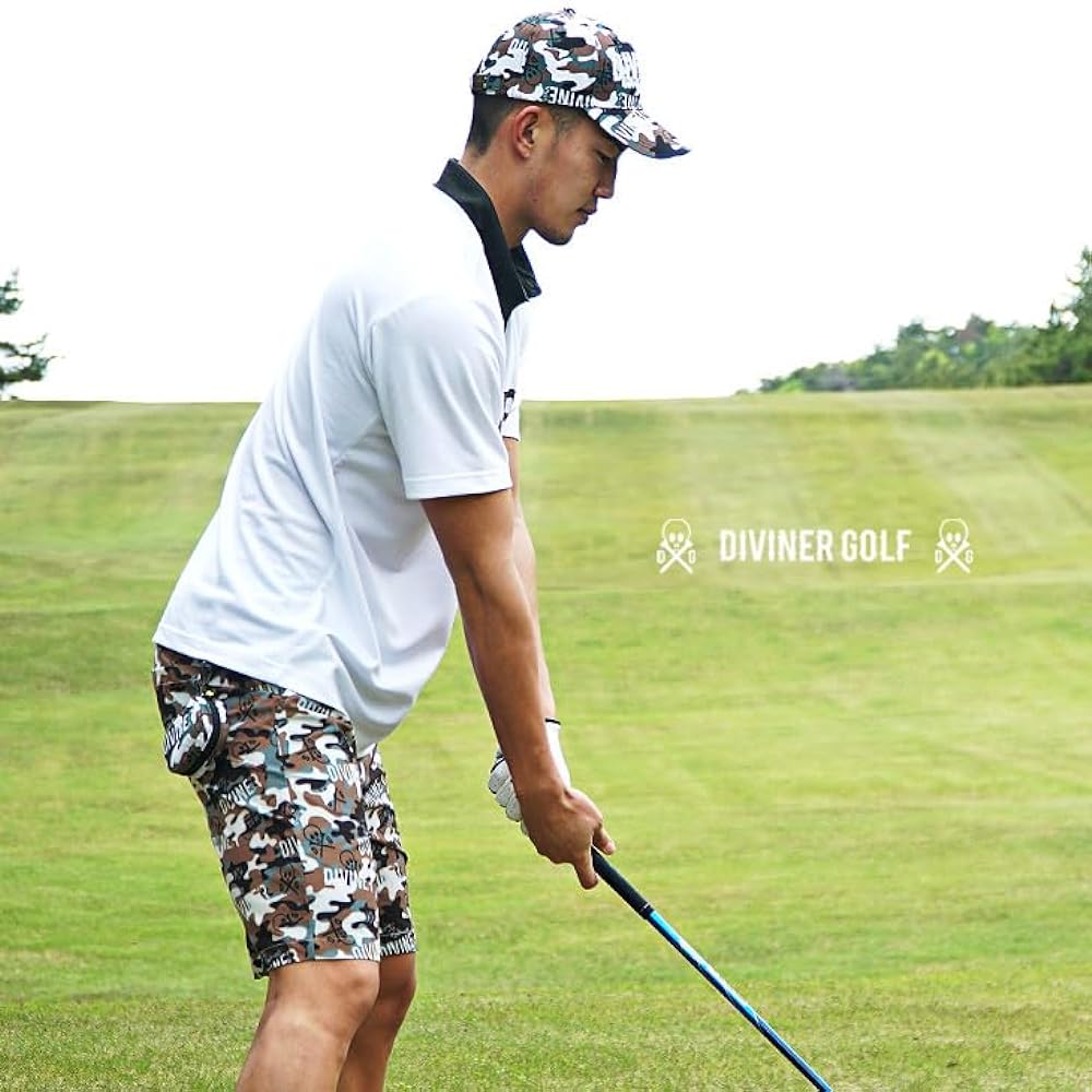 [DIVINER GOLF] Ball Holder Golf Equipment for 2 Camouflage Camo Pattern Lightweight