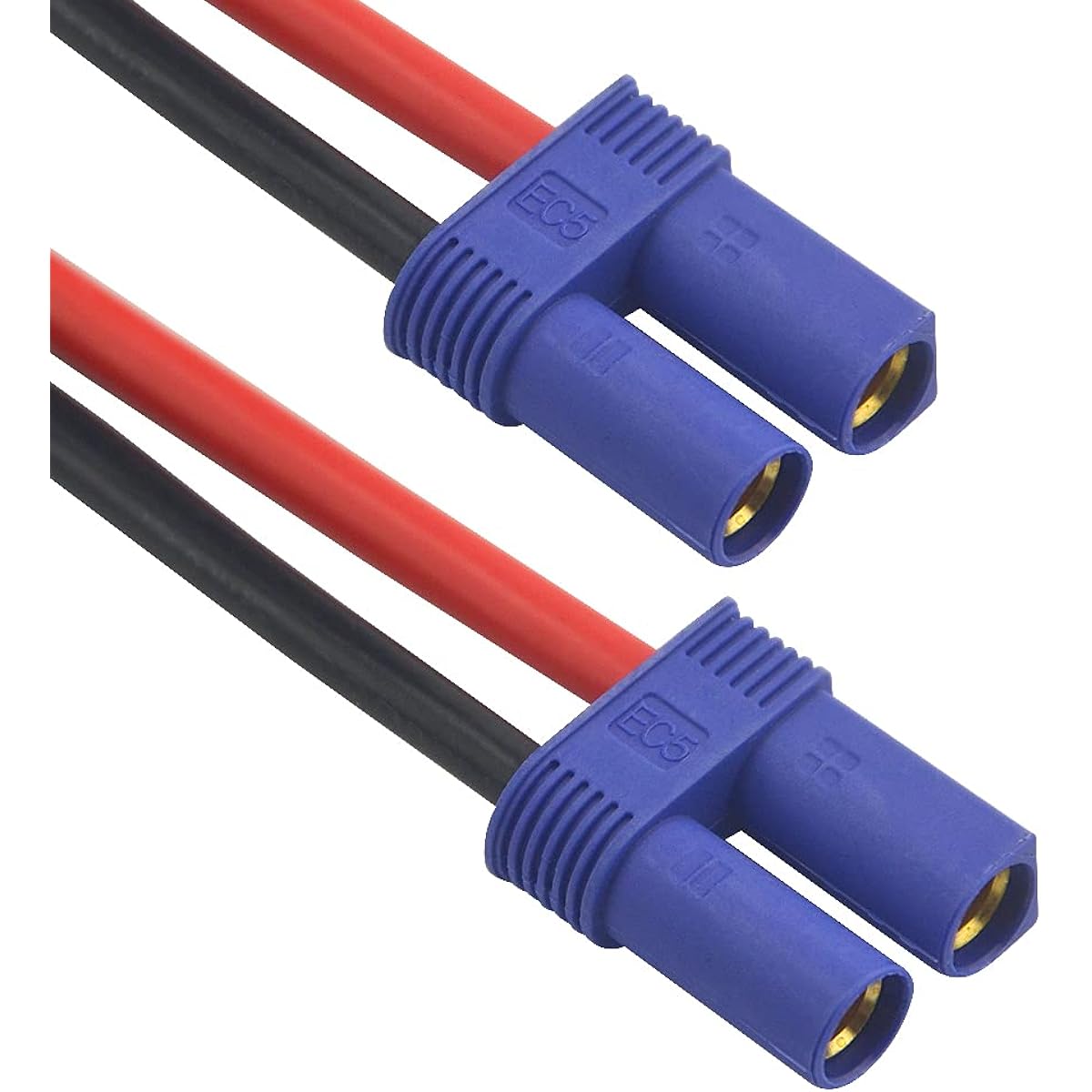 WMYCONGCONG 4pcs EC5 Female Banana Connectors for RC Hobby LiPo Battery with 14AWG Silicone Wire