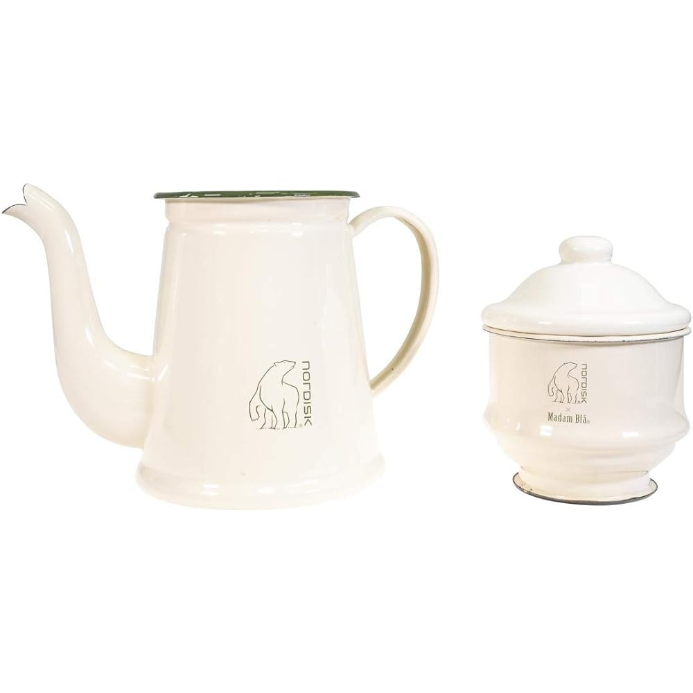 NORDISK Outdoor Camping Enamel Madam Blue Coffee Pot (Madam Bla Coffee) 1.5l [Genuine Japanese Product]