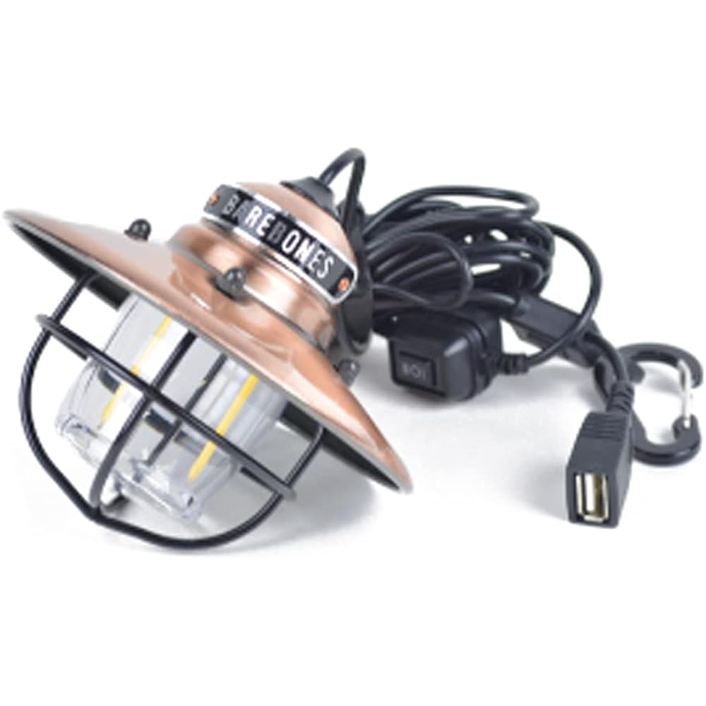 [Barebones Living] Barebones Living Edison Pendant Light LIV-266 264 268 Pendant Light LED Lantern Outdoor Hanging Light Copper [Parallel Import]