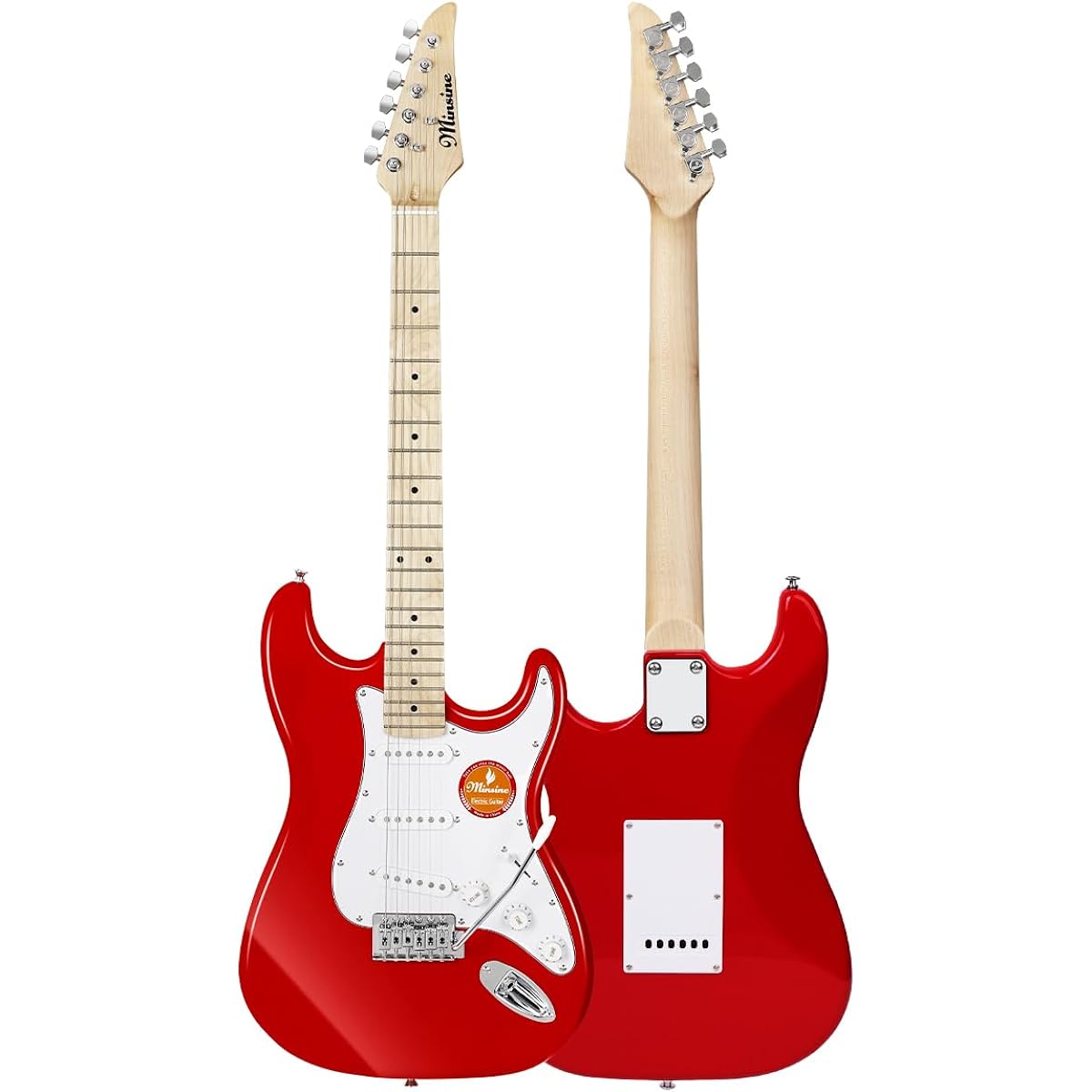 Bullfighter Electric Guitar Beginner Electric Guitar, Universal Model for Boys, Girls, Students and Adults, Professional Entry Level HSH Electronic Guitar Instrument, Single Shaker - Blue + Full Gift Package (Blue)