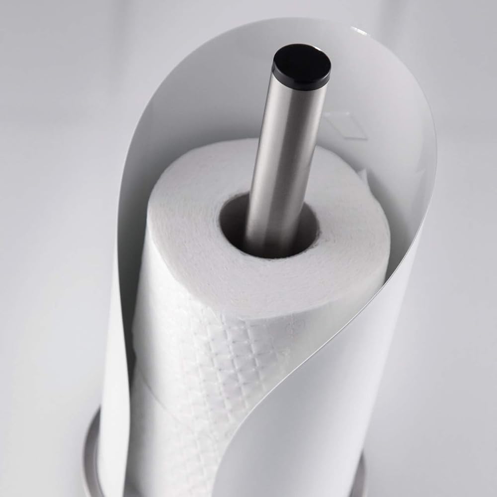 Japan International Commerce Wesco Kitchen Paper Holder White 322104-01 φ15.5cm