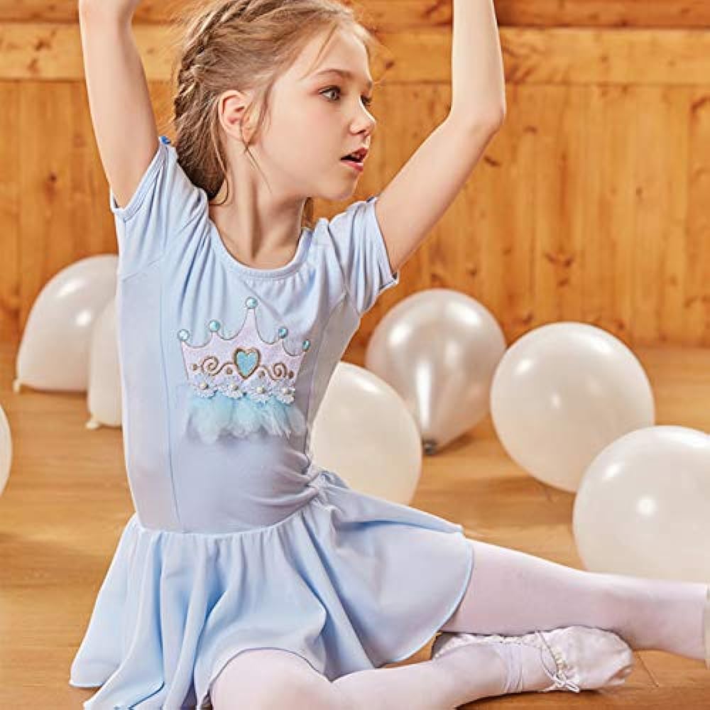 Manana ma15 Silkily Manana Leotard Ballet Children's Skirt Dress Lace Snap Costume Kids Junior Girls