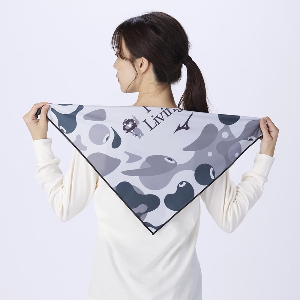 MIZUNO Osaka Expo Myak Myak Cooling Towel (Square Type) [Unisex] C2JYAB12 F Monotone