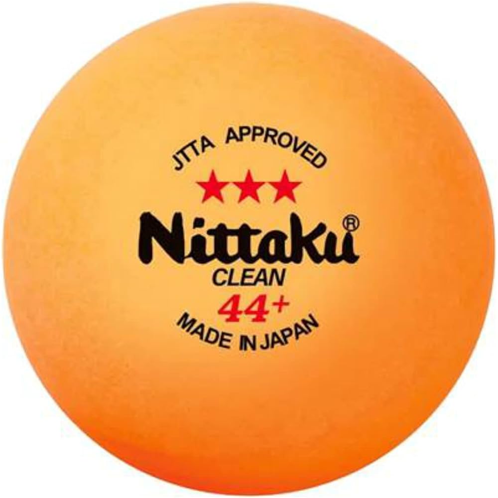 Nittaku Table Tennis Ball Large 3 Star Certified by Japan Table Tennis Association Antiviral and Antibacterial Specifications