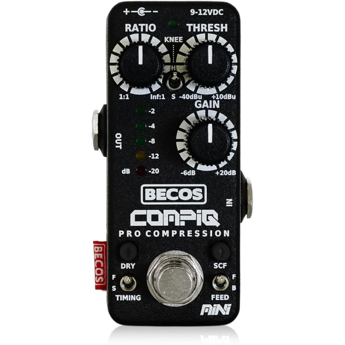 BECOS CompIQ MINI Pro V2.0 / Compressor Guitar Effector Mini Pedal