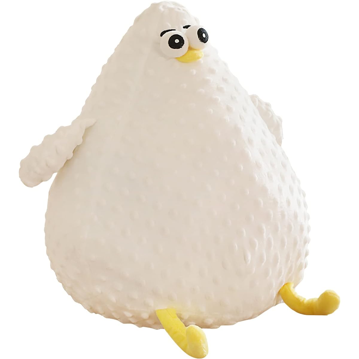 DEYI Plush Stuffed Animal Cartoon Chubby Stuffed Seagull Pillow Cute Fat Chicken Stuffed Cute Cartoon Chicken Pillow (60cm/23.6inch)