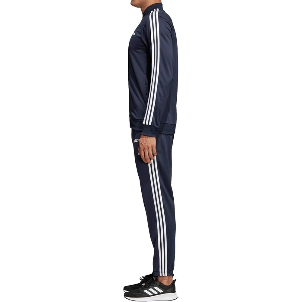 [Adidas] Top and Bottom Set Core 3 Stripes Tricot Tracksuit FRW20 Men's