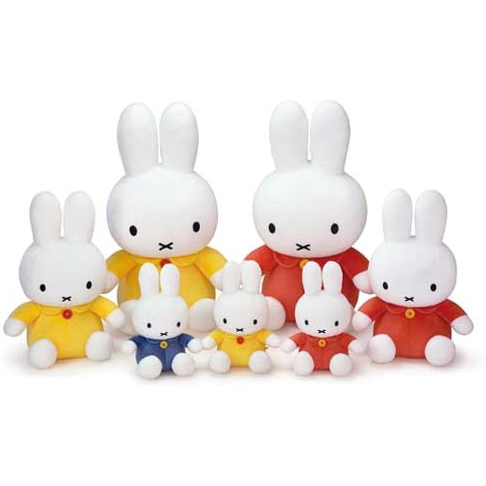 Dick Bruna Miffy Standard Plush Toy L Total Length 52cm Orange