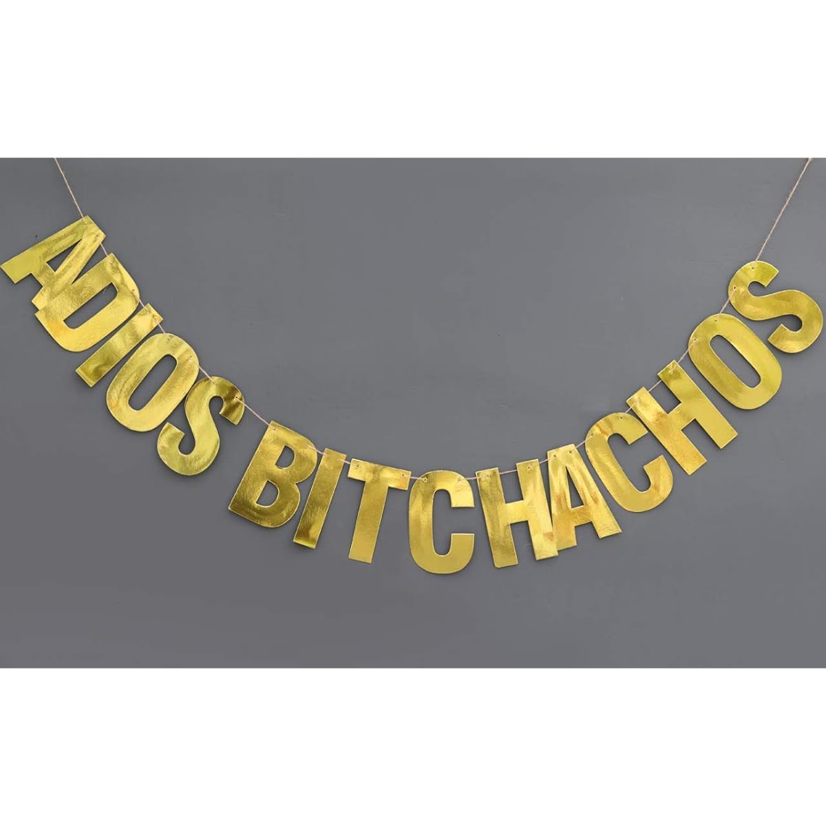 Adios Bitchachos Gold Banner Fiesta Housewarming Party Fiesta Party Cinco de Mayo Taco Party Farewell Party College Graduation Retirement Party Decorations