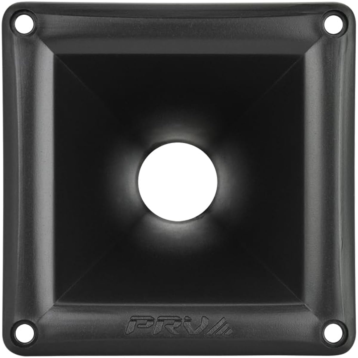 PRV AUDIO 1" Exit Waveguide WG11-25 Non-Resonant Reinforced Plastic Construction (ABS) Threaded Exponential Angle for 1" Compression Driver