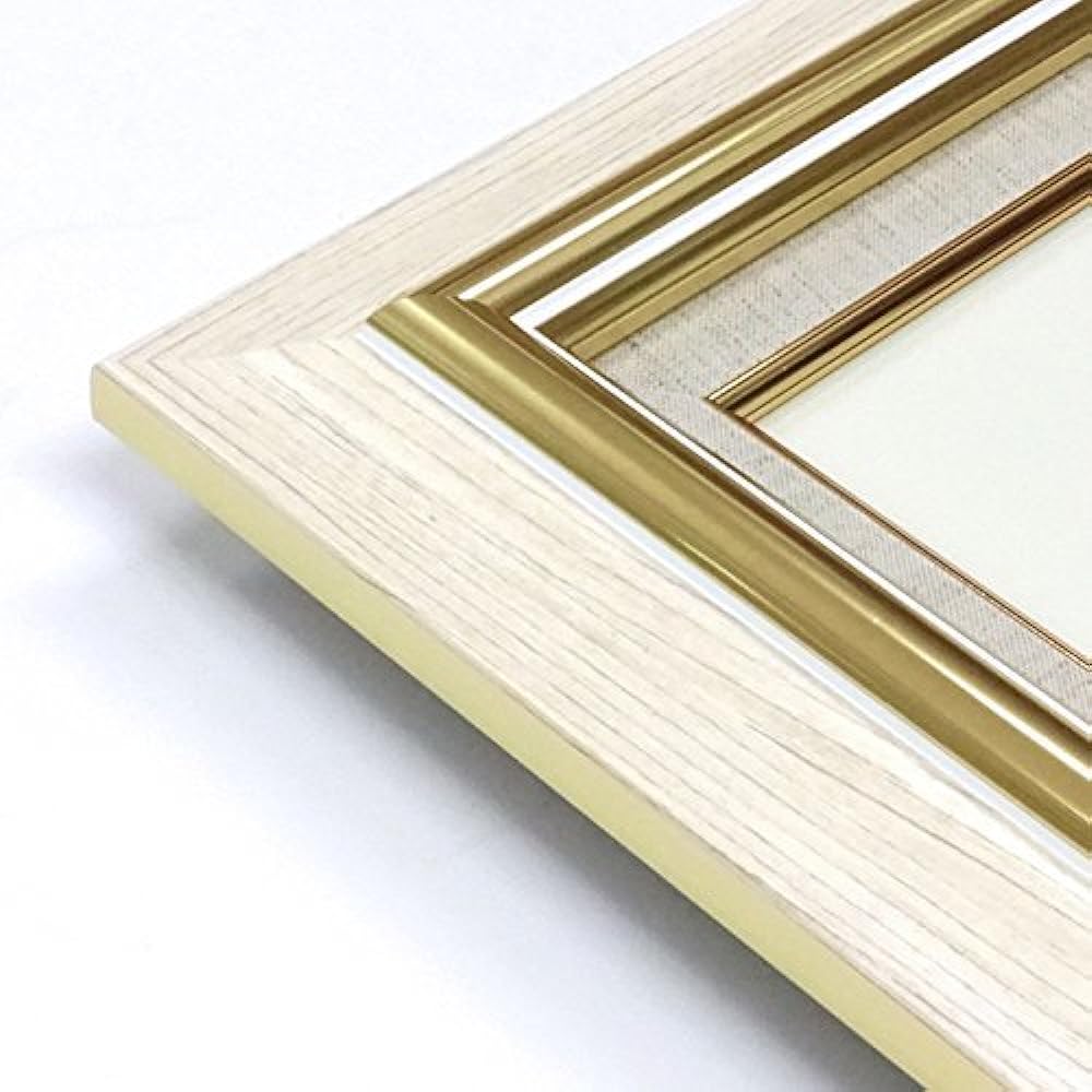 Large Oil Painting Picture Frame 8116 Acrylic Specifications with Wall Hook (F6, Ivory)