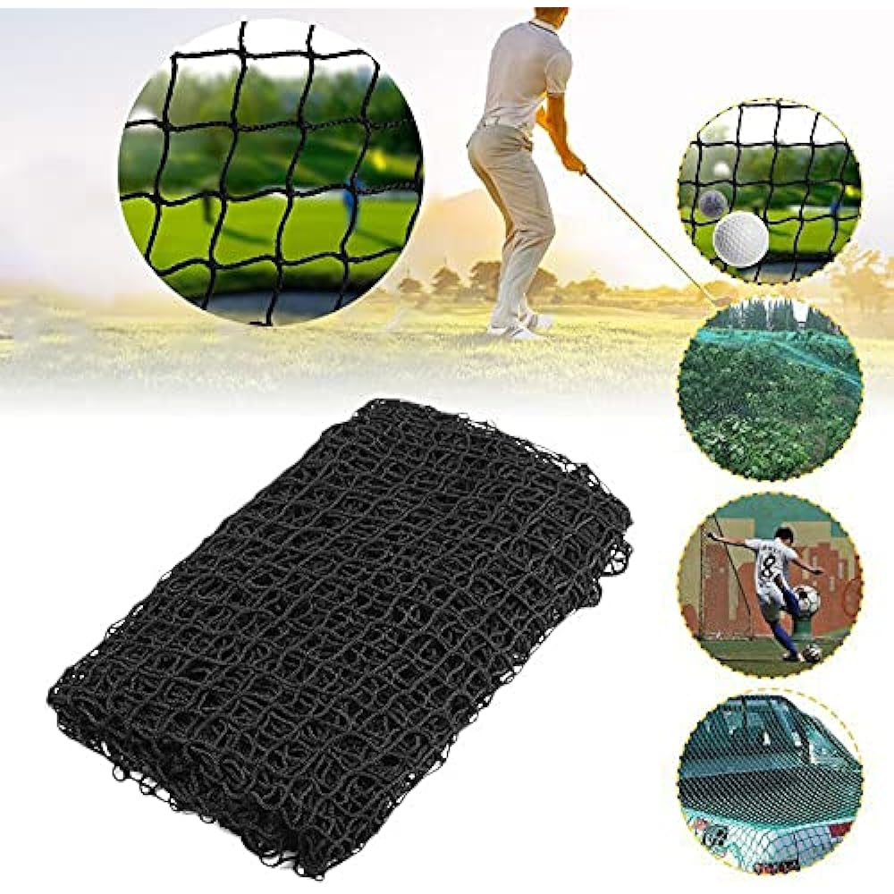 Mecoyas Golf Practice Net, Sports Practice Net, Baseball, Tennis, Practice Equipment, 3M x 3M, Swing Practice, Foldable, Easy to Assemble, Large Size, Safety Net, Bird Net, Home, Garden